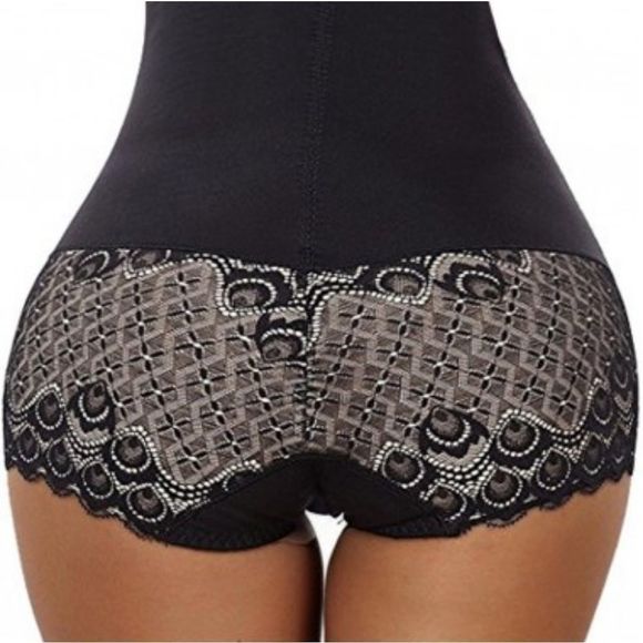 High waist Lace Panel Shapewear - Picture 4 of 5